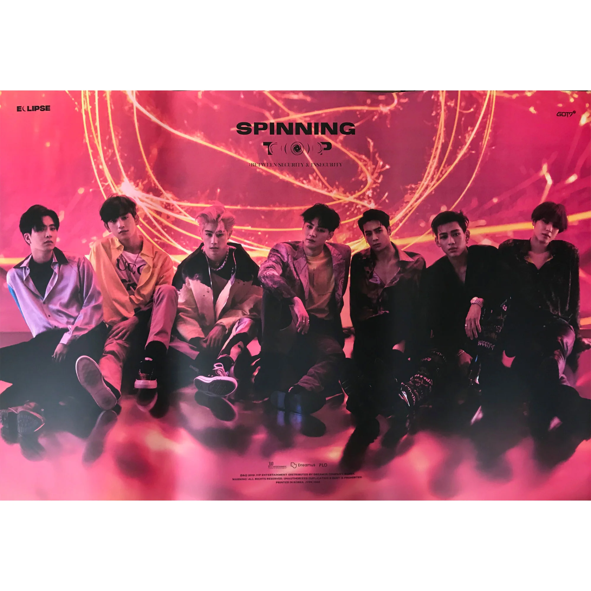갓세븐 | GOT7 | 9TH MINI ALBUM [ SPINNING TOP ] | POSTER ONLY - Image 3
