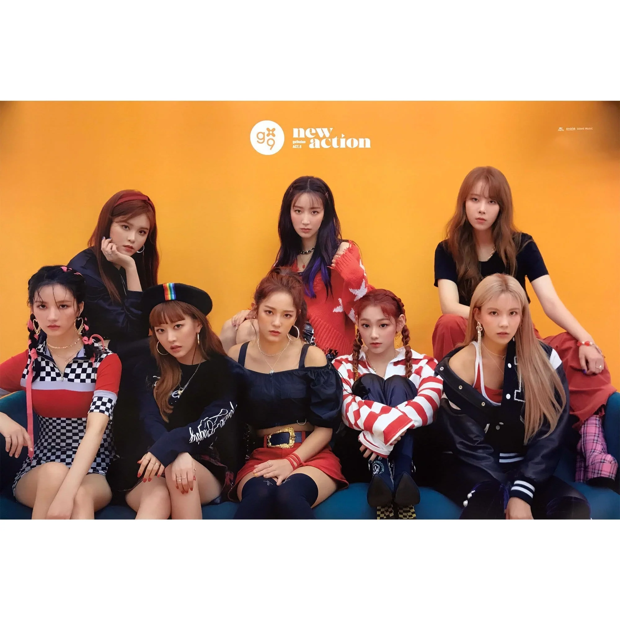 구구단 | GUGUDAN | 3RD MINI ALBUM [ ACT. 5 NEW ACTION ] | POSTER ONLY
