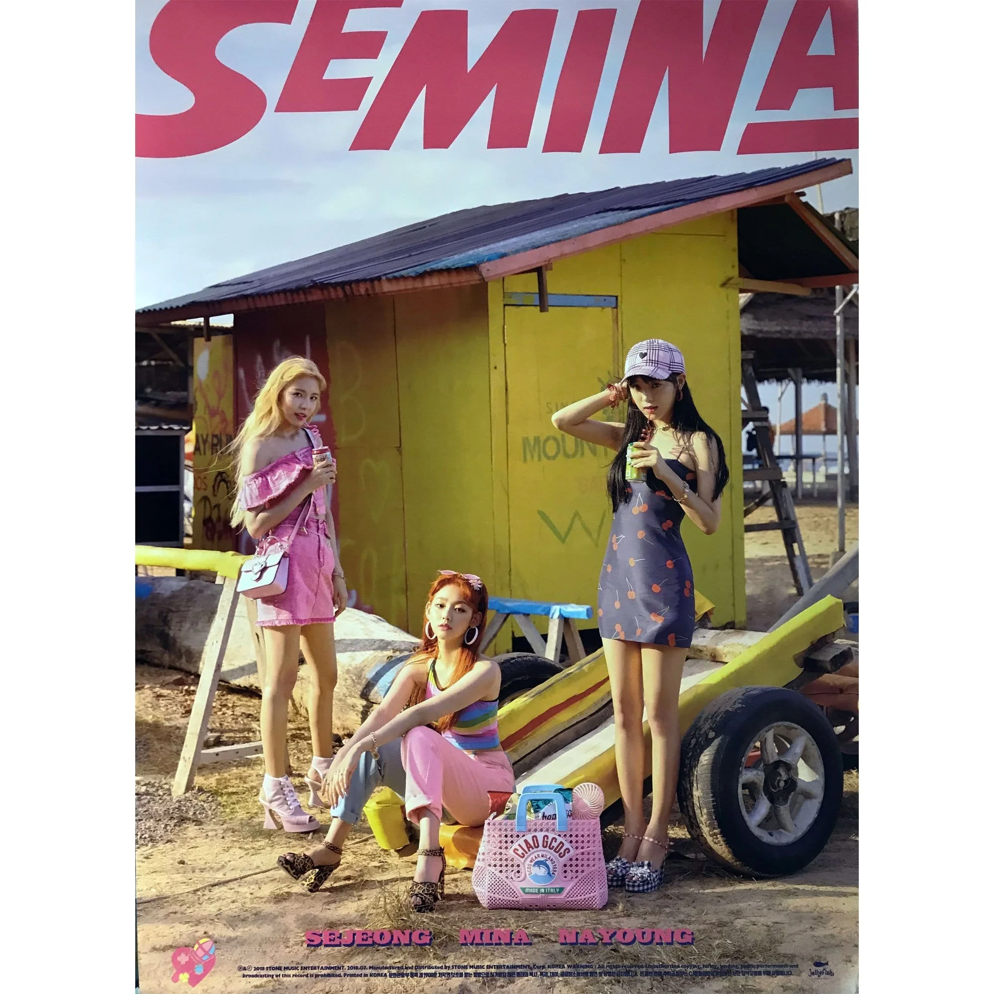 구구단 | GUGUDAN SEMINA | 1ST MINI ALBUM [ SEMINA ] | (GROUP VER.) POSTER ONLY
