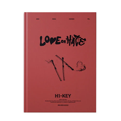 하이키 | H1-KEY 3RD MINI ALBUM [ LOVE OR HATE ] - Image 2