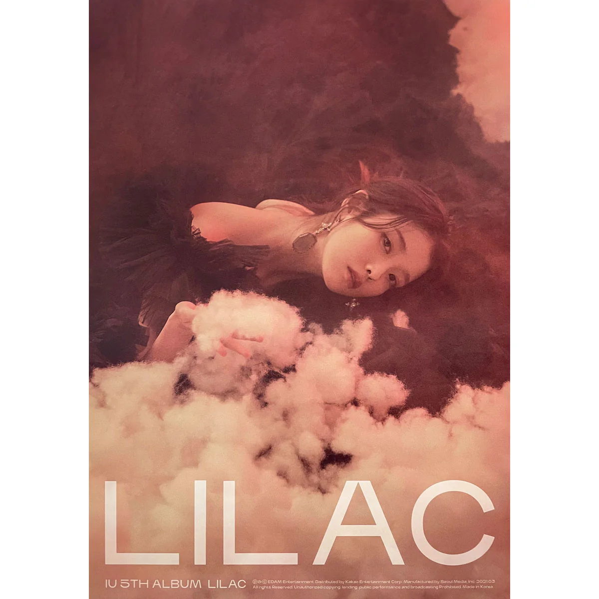 아이유 | IU | 5TH ALBUM [ LILAC ] | (BYLAC VER.) POSTER ONLY