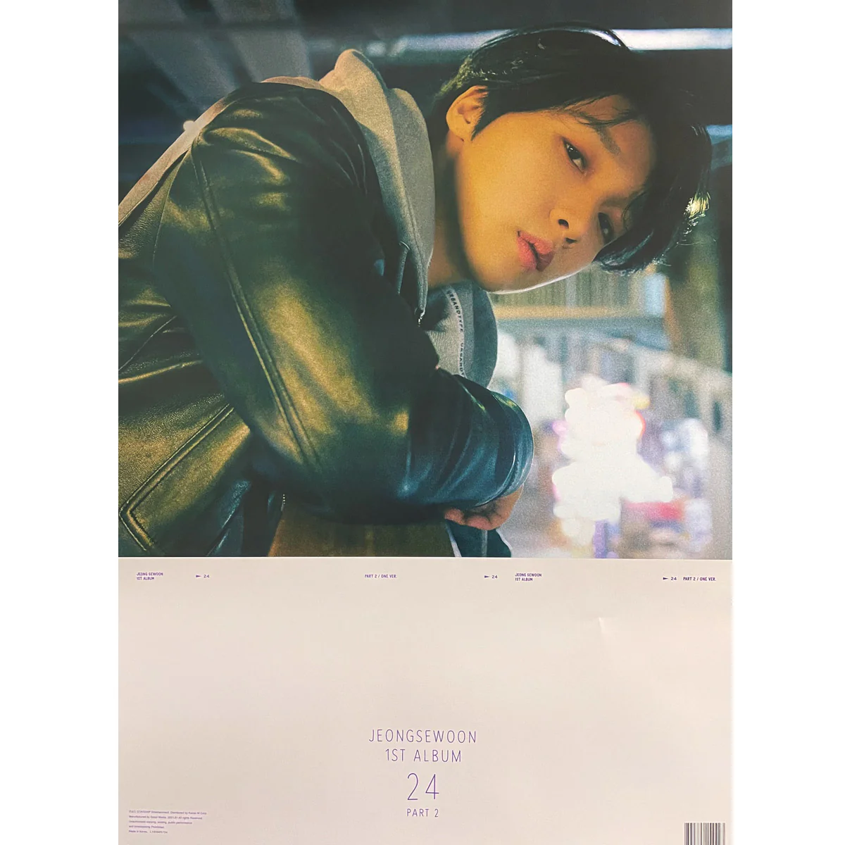 정세운 | JEONG SEWOON | 1ST ALBUM PART 2 [ 24 ] | (ONE VER.) POSTER ONLY
