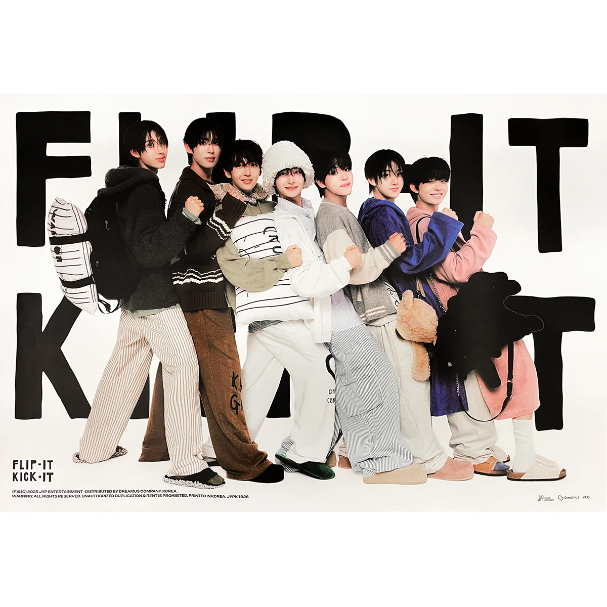 킥플립 | KICKFLIP | 1ST MINI ALBUM [ Flip it, Kick it! ] | (LOOKBOOK VER.) POSTER ONLY