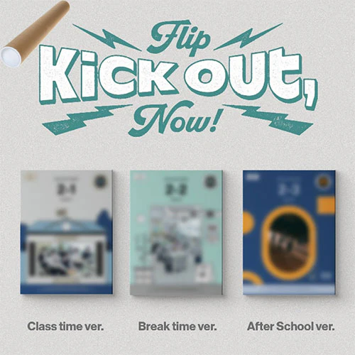 킥플립 | KickFlip THE 2ND MINI ALBUM [ Kick Out,Flip Now! ] +UNFOLDED POSTER+POB