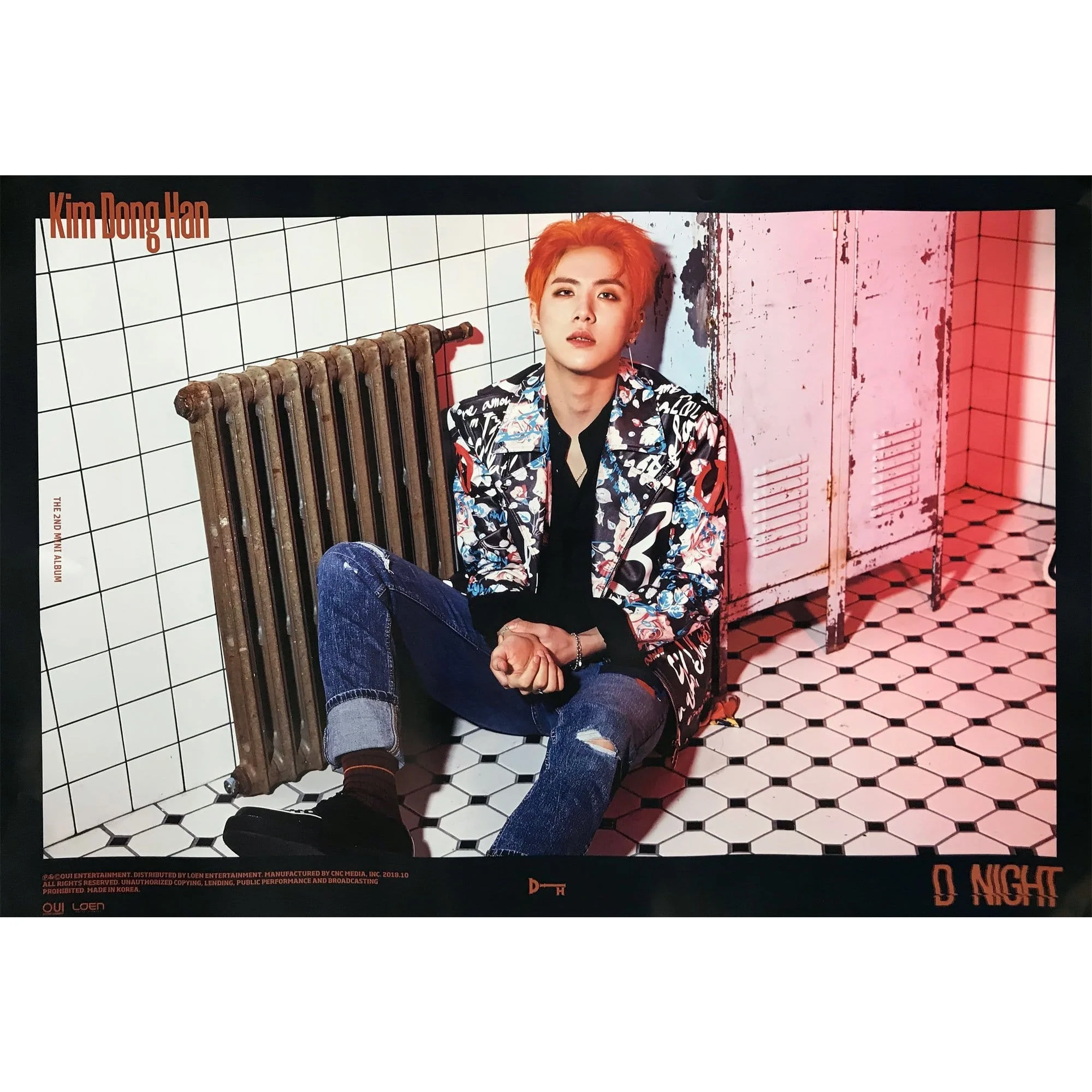김동한 | KIM DONGHAN | 2ND MINI ALBUM [ D-NIGHT ] | POSTER ONLY - Image 2