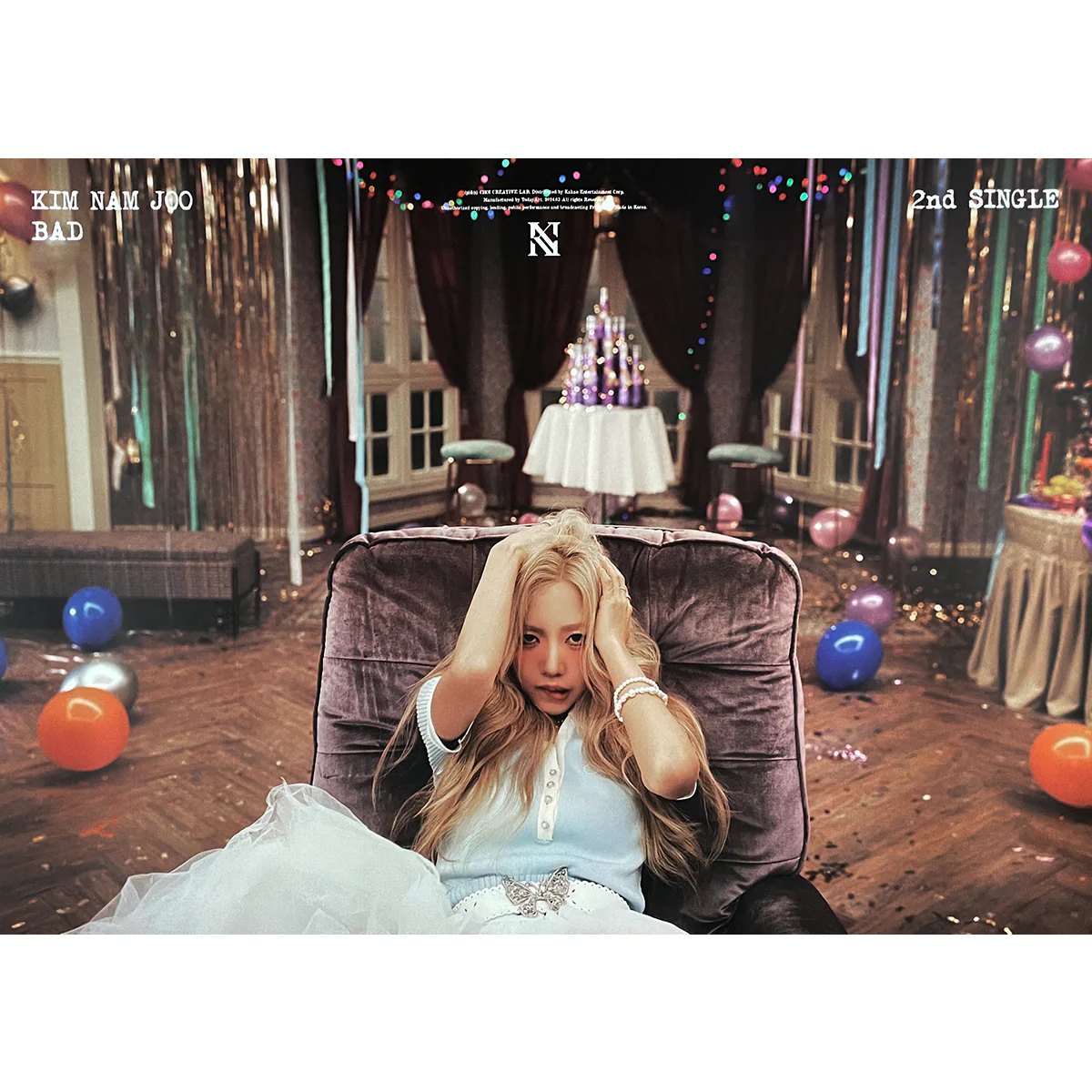 김남주 | KIM NAMJOO | 2ND SINGLE ALBUM [ BAD ] | (A VER.) POSTER ONLY