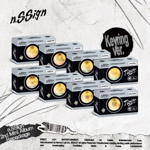 엔싸인 | n.SSign 2ND MINI ALBUM REPACKAGE [ TIGER ] NFC KEYRING VER. RANDOM