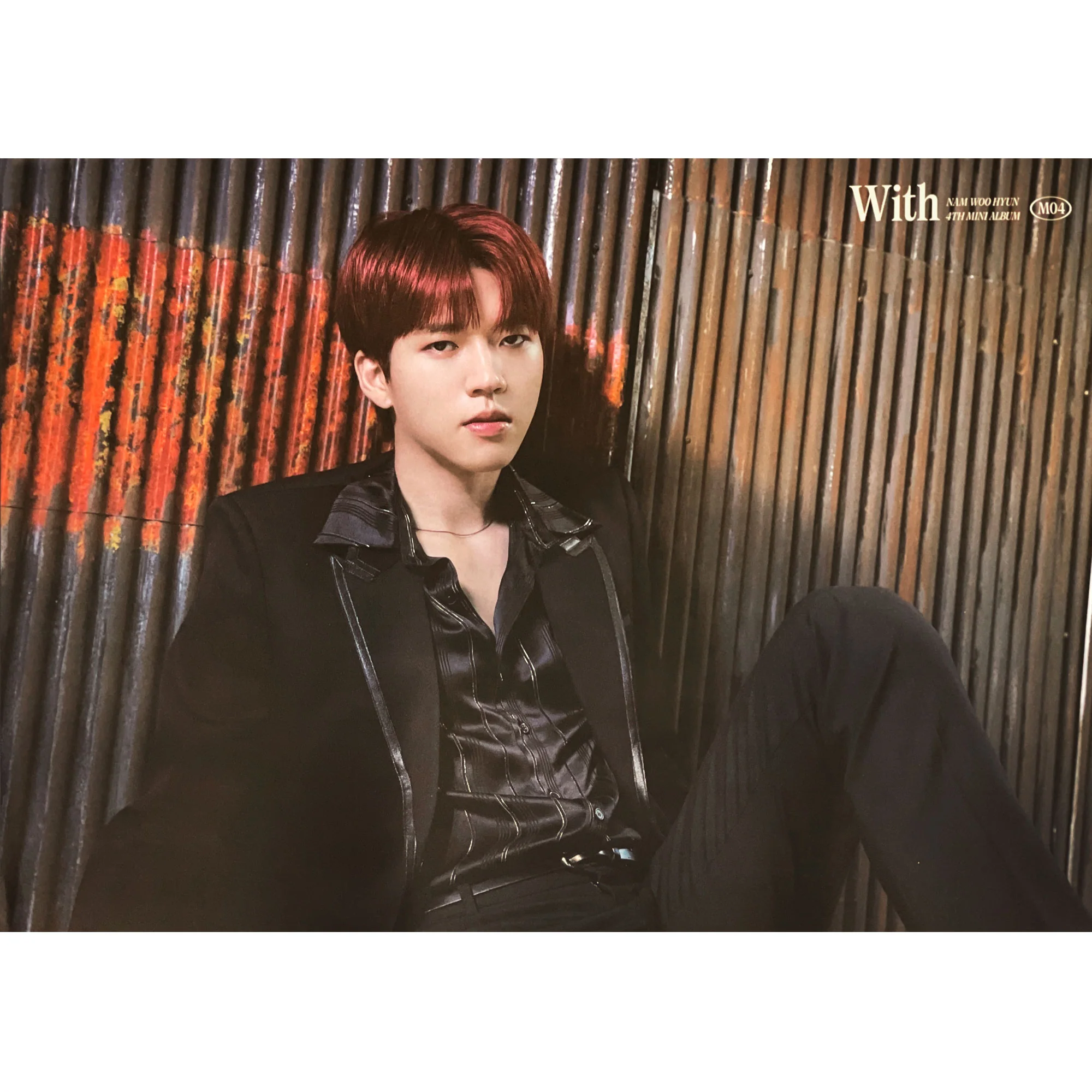 남우현 | NAM WOOHYUN | 4TH MINI ALBUM [ WITH ] | (A VER.) POSTER ONLY
