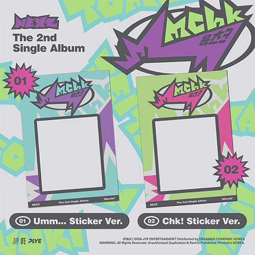 넥스지 | NEXZ THE 2ND SINGLE ALBUM [ Mmchk ] STICKER VER.