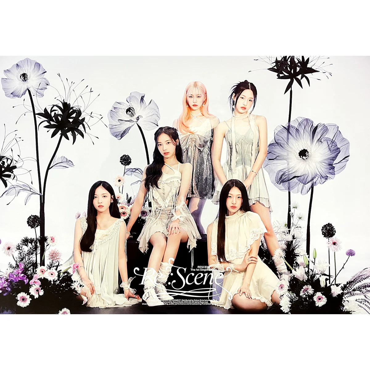 리센느 | RESCENE | 1ST SINGLE ALBUM [ Re:scene ] | (VER.1) POSTER ONLY