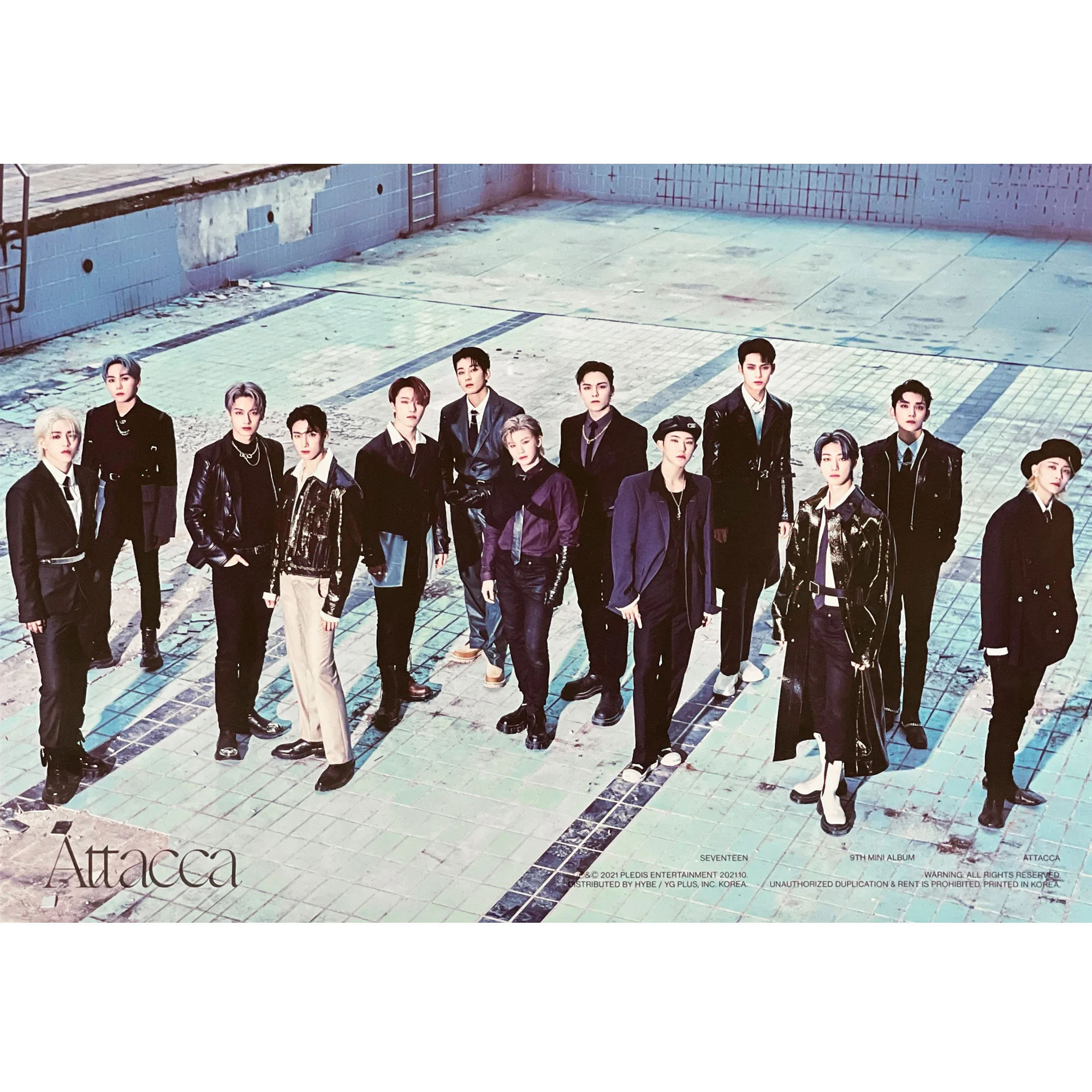 SEVENTEEN | 9TH MINI ALBUM [ ATTACCA ] | (D VER.) POSTER ONLY
