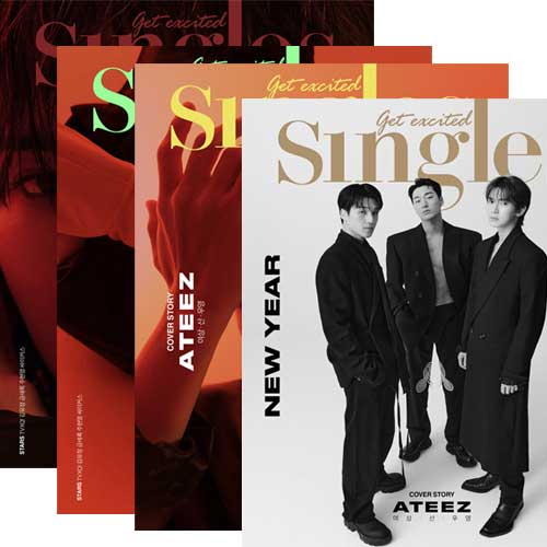 싱글즈 | SINGLES 2024-01 [ YEOSANG, SAN, WOOYOUNG ] + 1 POSTCARD - Image 6