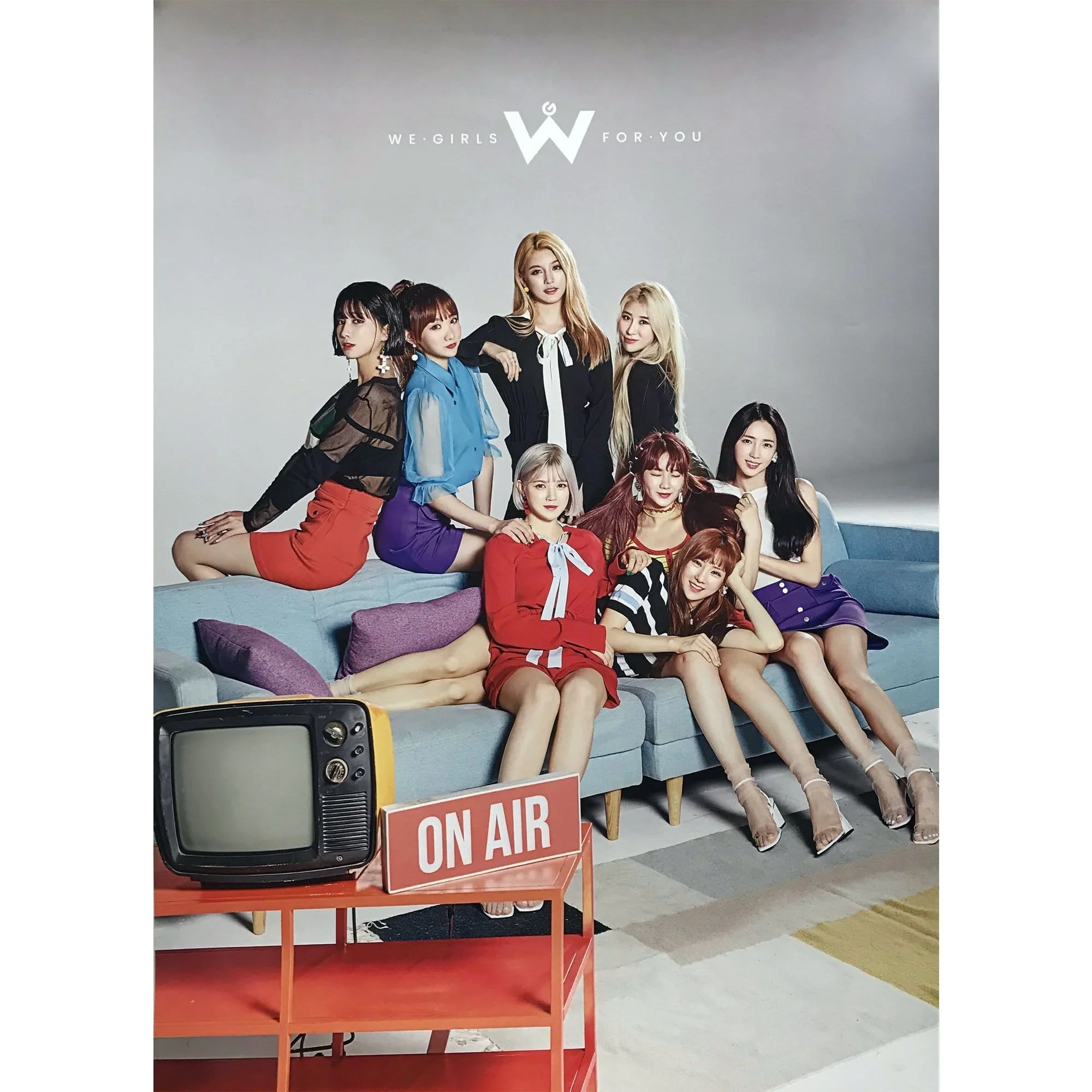위걸스 | WE GIRLS | 1ST SINGLE ALBUM [ ON AIR ] | POSTER ONLY