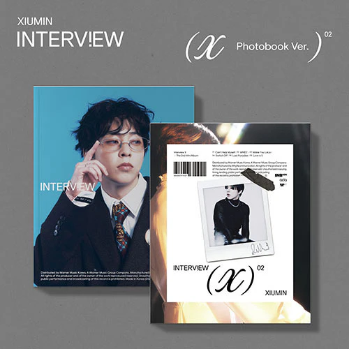 시우민  XIUMIN [ INTERVIEW X  ] PHOTOBOOK VER.