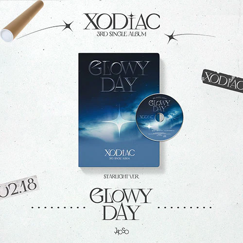 소디엑 | XODIAC 3RD SINGLE [ GLOWY DAY] +UNFOLD POSTER - Image 2
