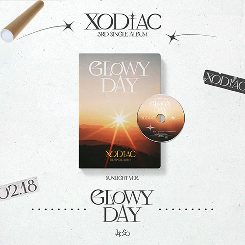 소디엑 | XODIAC 3RD SINGLE [ GLOWY DAY] +UNFOLD POSTER - Image 3