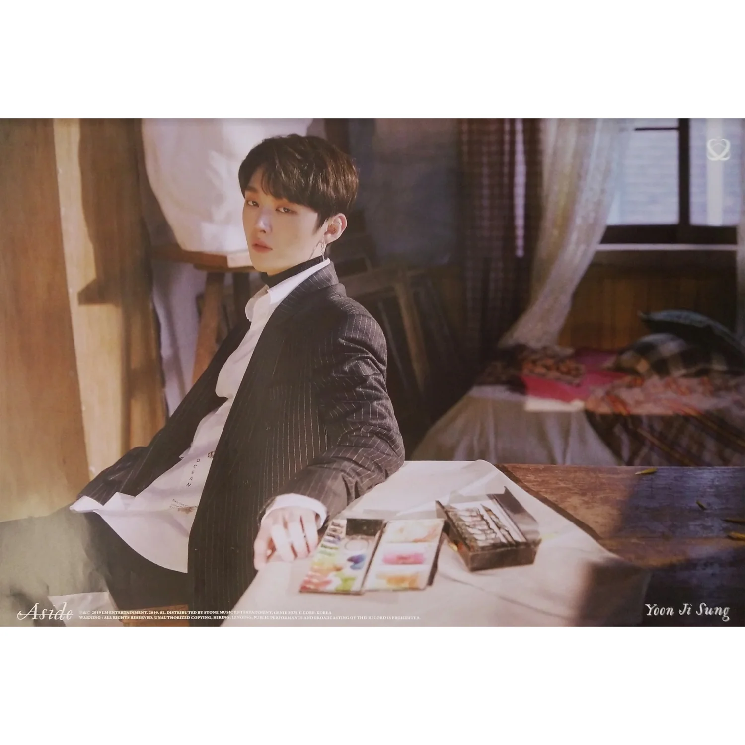 윤지성 | YOON JISUNG | 1ST MINI ALBUM [ ASIDE] | POSTER ONLY - Image 2