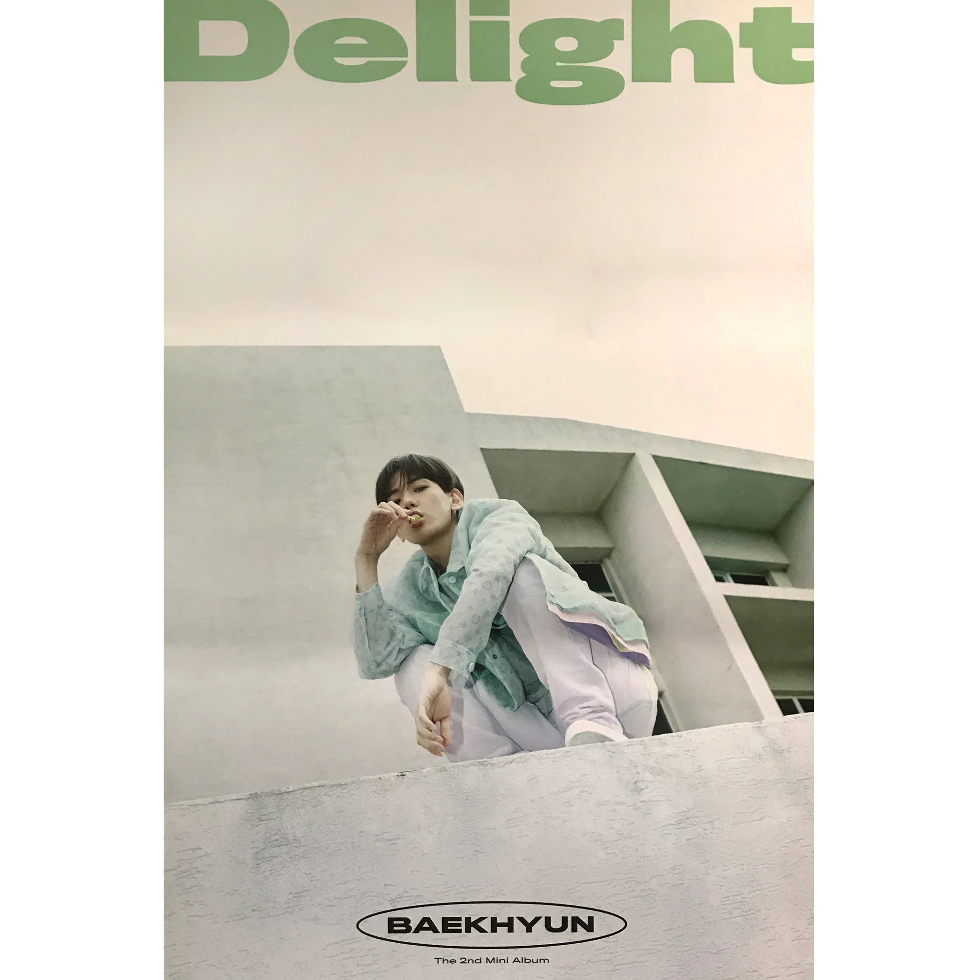 백현 | BAEKHYUN | 2ND MINI ALBUM [ DELIGHT ] | (MINT VER.) POSTER ONLY