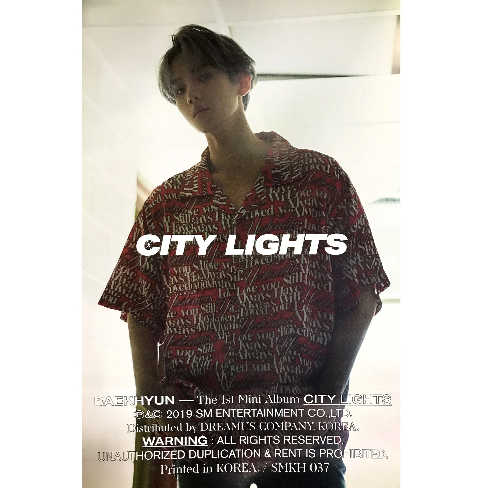 백현 | BAEKHYUN | 1ST MINI ALBUM [ CITY LIGHTS ] | (KIHNO VER.) POSTER ONLY