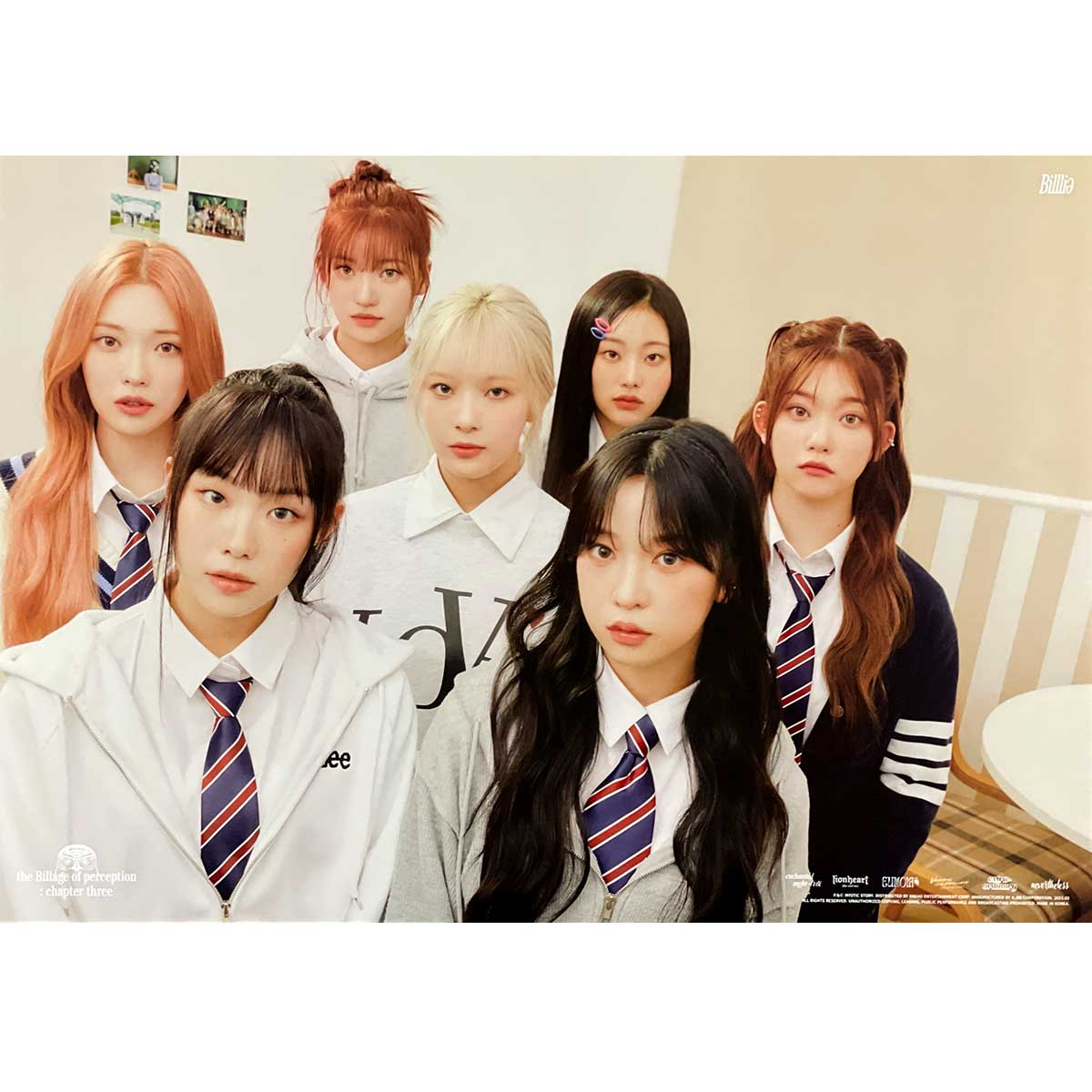 빌리 | BILLLIE | 4TH MINI ALBUM [ THE BILLAGE OF PERCEPTION: CHAPTER THREE ] | (11:11AM VER.) POSTER ONLY