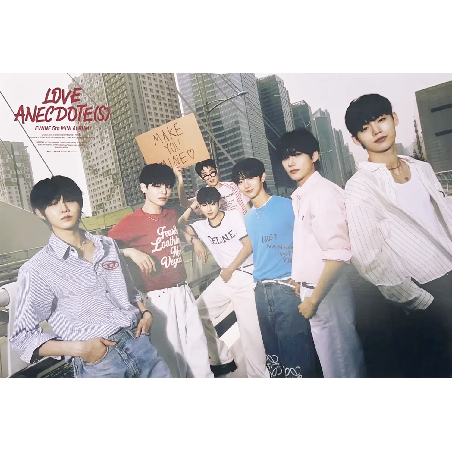 이븐 | EVNNE 5TH MINI ALBUM [ LOVE ANECDOTE(S) ] POSTER ONLY - Image 2