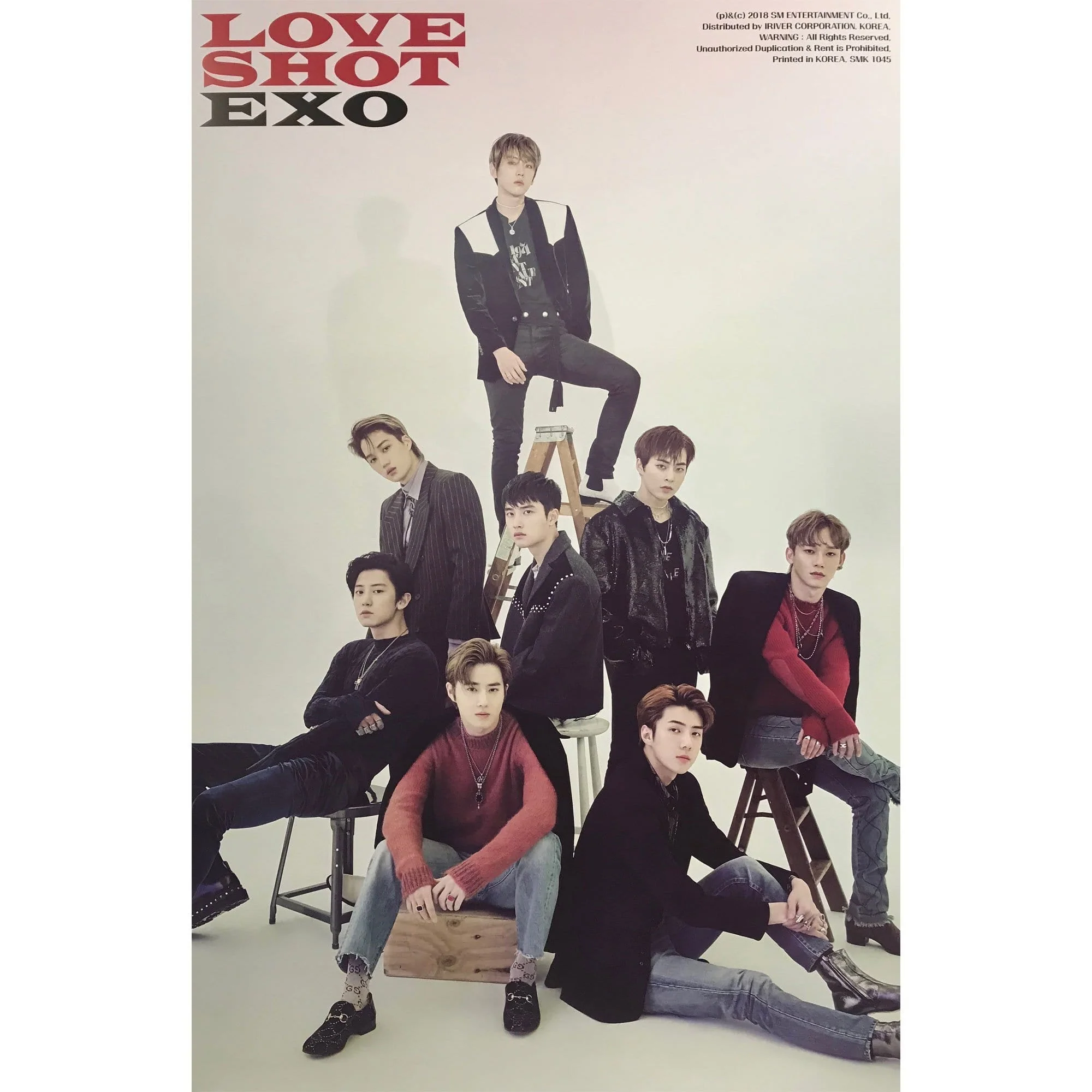 엑소 | EXO | 5TH ALBUM REPACKAGE [ LOVE SHOT ] | POSTER ONLY