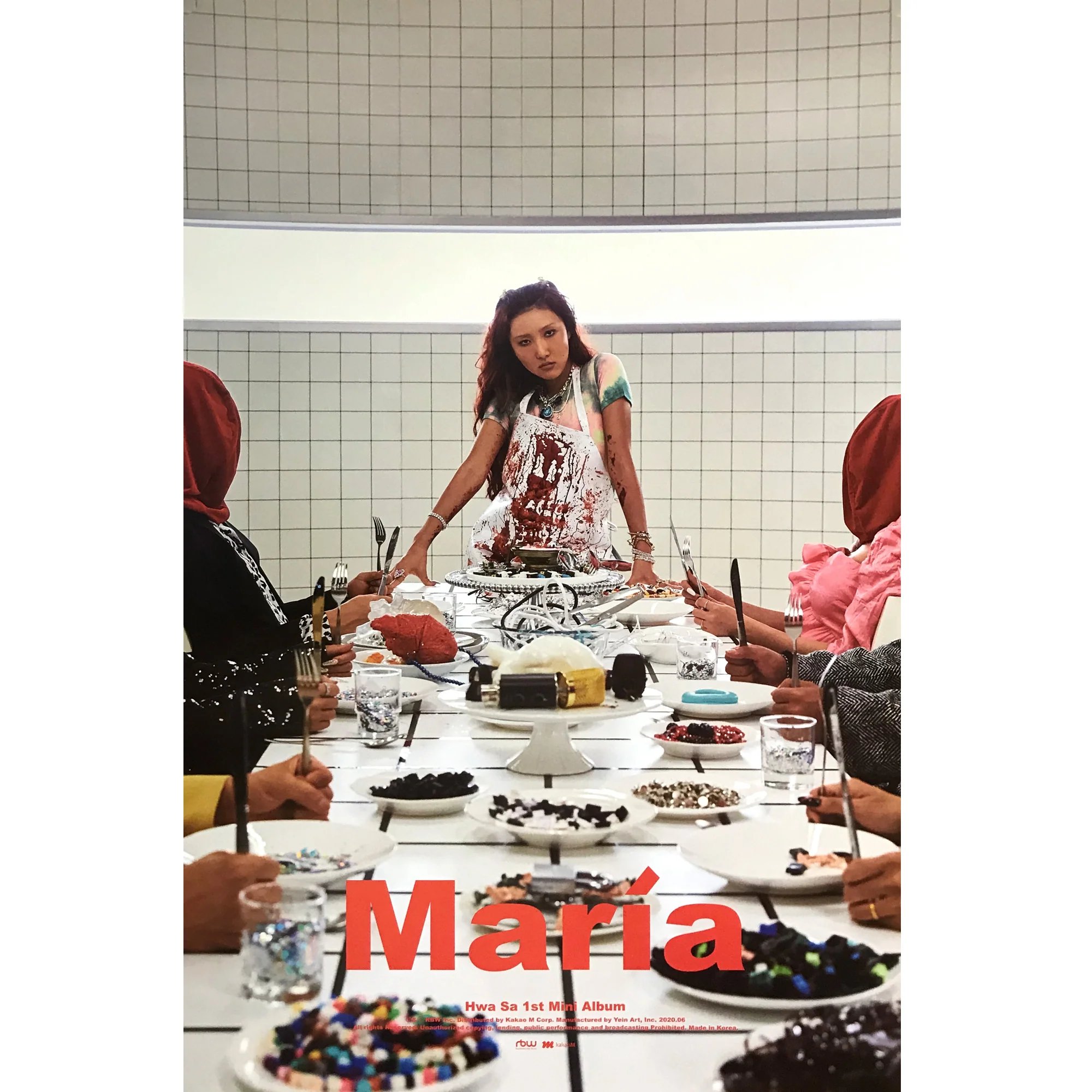 화사 | HWA SA | 1ST MINI ALBUM [ MARIA ] | (B VER.) POSTER ONLY