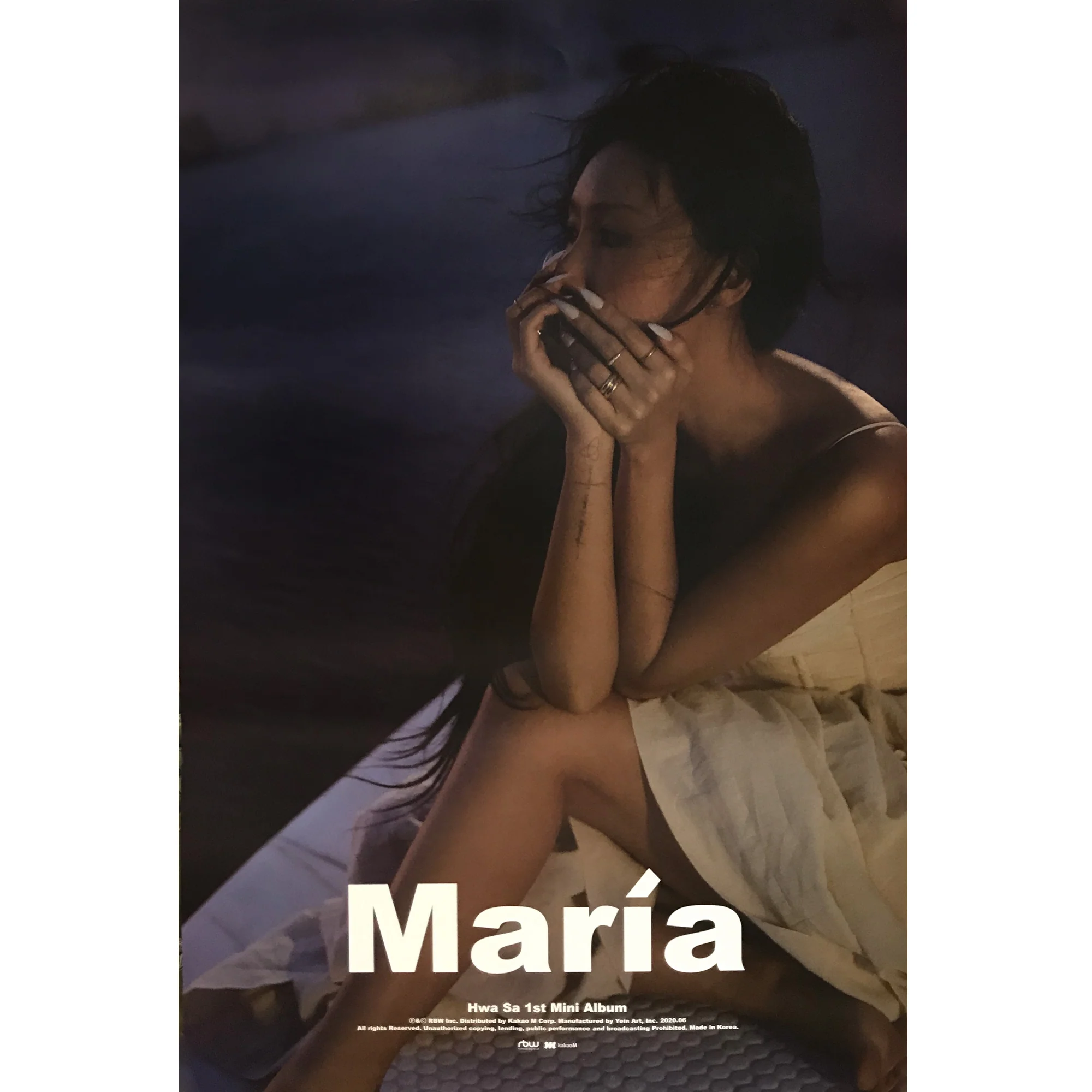 화사 | HWA SA | 1ST MINI ALBUM [ MARIA ] | (D VER.) POSTER ONLY