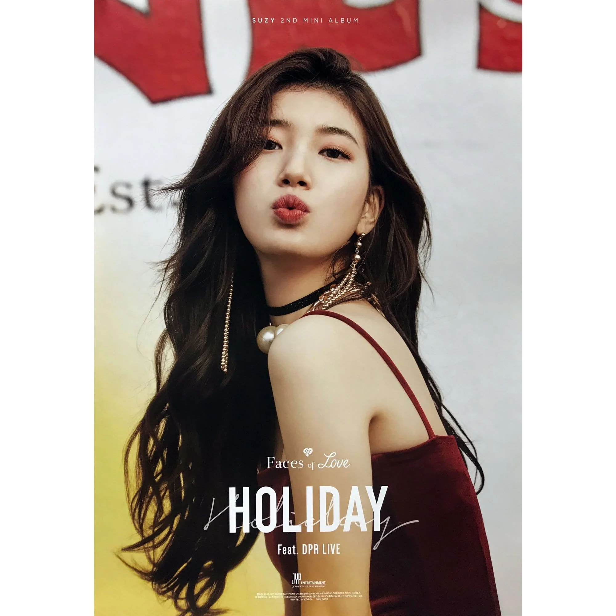 수지 | SUZY | 2ND MINI ALBUM [ FACES OF LOVE ] | POSTER ONLY - Image 2