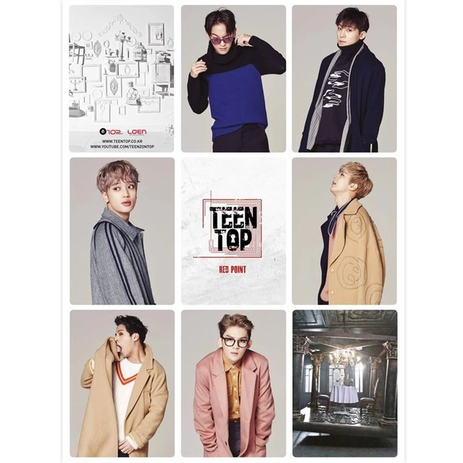 틴탑 | TEEN TOP 7TH MINI ALBUM [ RED POINT ] | POSTER ONLY - Image 2