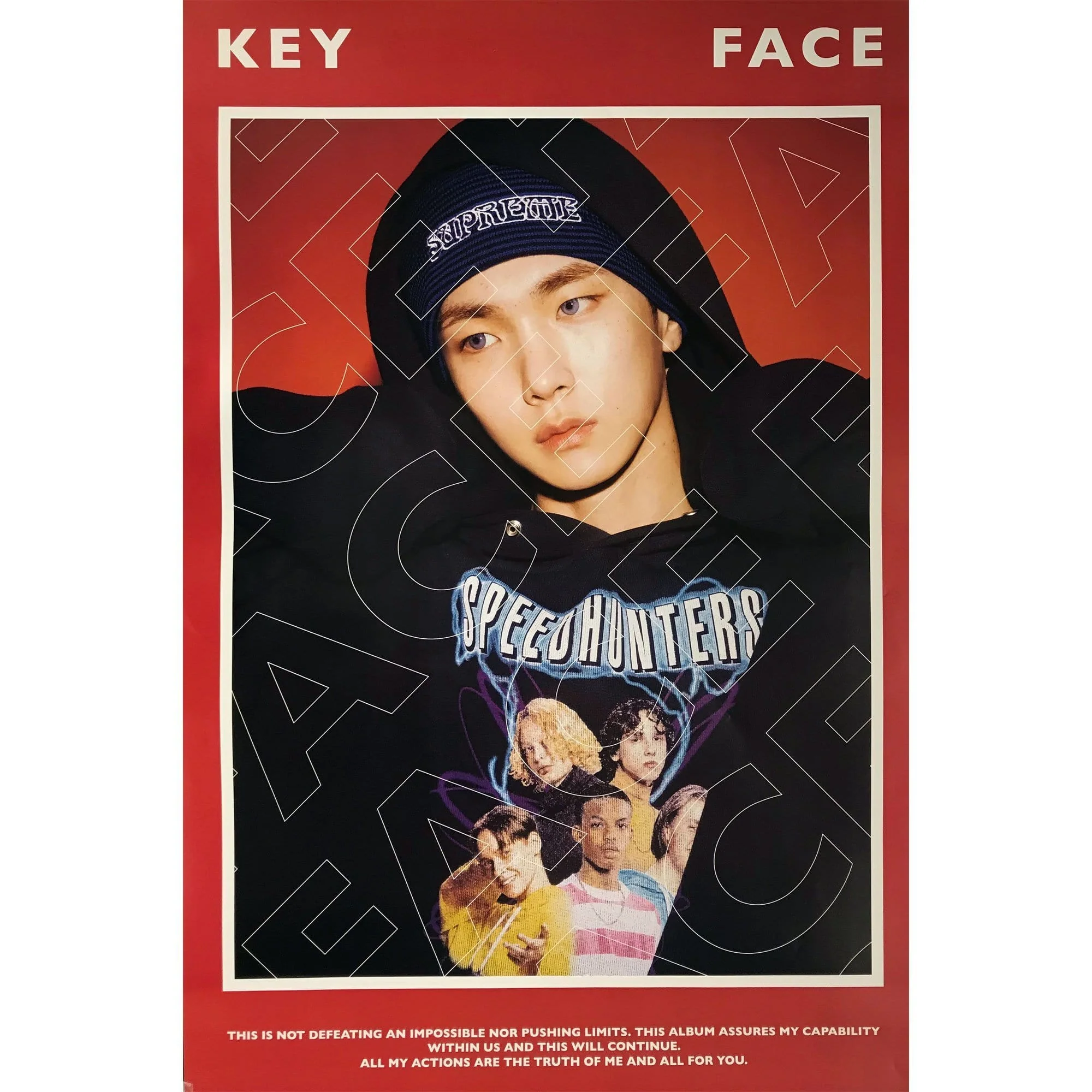 키 | KEY | 1ST ALBUM [ FACE ] | POSTER ONLY - Image 2
