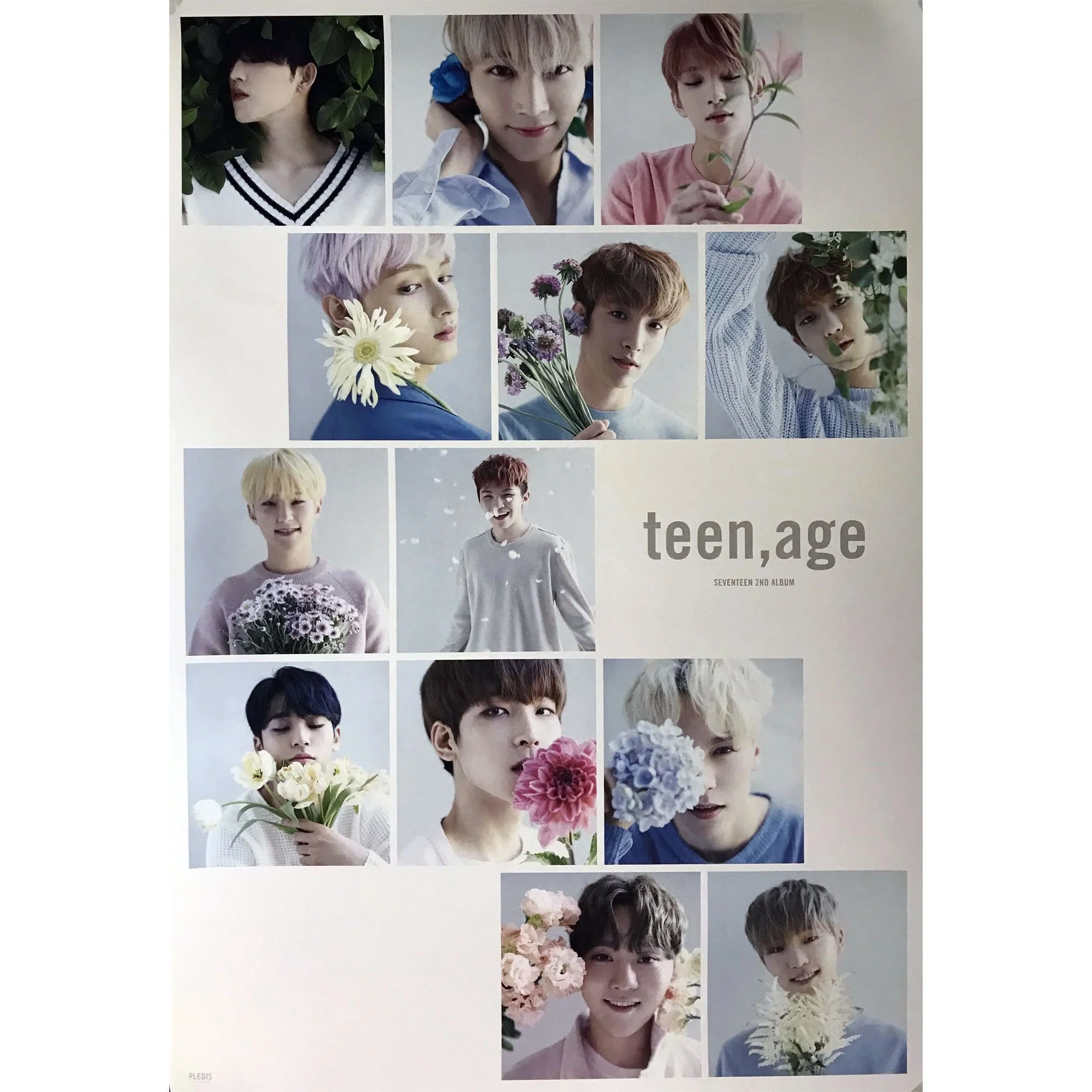 SEVENTEEN | 2ND ALBUM [ TEEN, AGE ] | (GROUP VER.) POSTER ONLY - Image 2