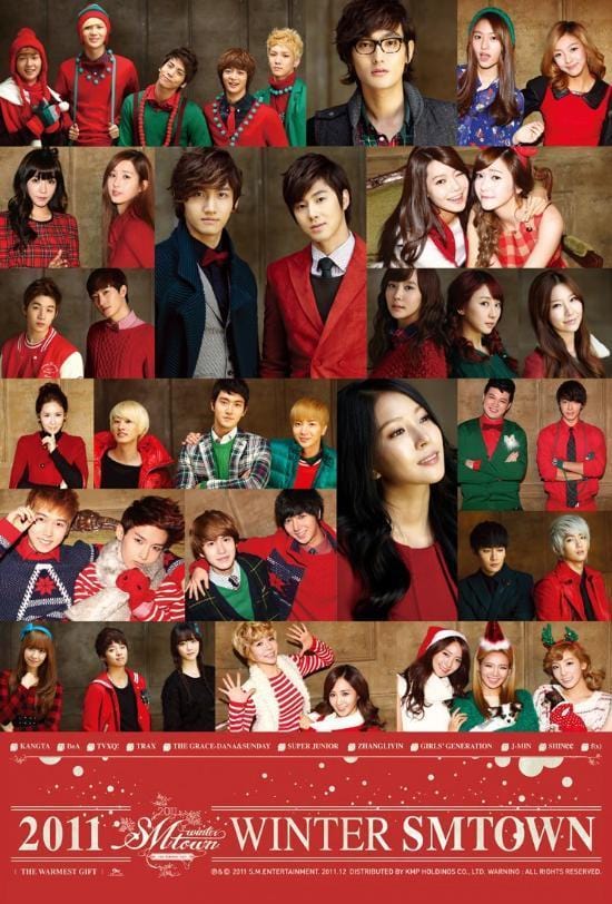 에스엠타운 | SMTOWN | 14TH ALBUM [ 2011 WINTER SMTOWN ] | POSTER ONLY