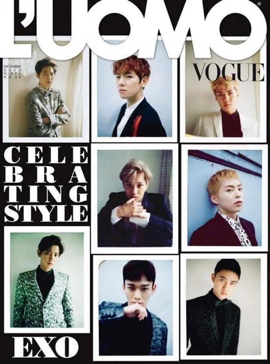 LUOMO VOGUE 2016-12 [ EXO ]