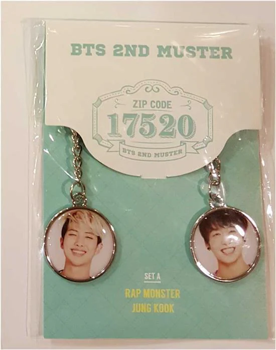 방탄소년단 | BTS [ 2ND MUSTER : ZIP CODE 17520 ] RAP MONSTER+JUNG KOOK KEYRING