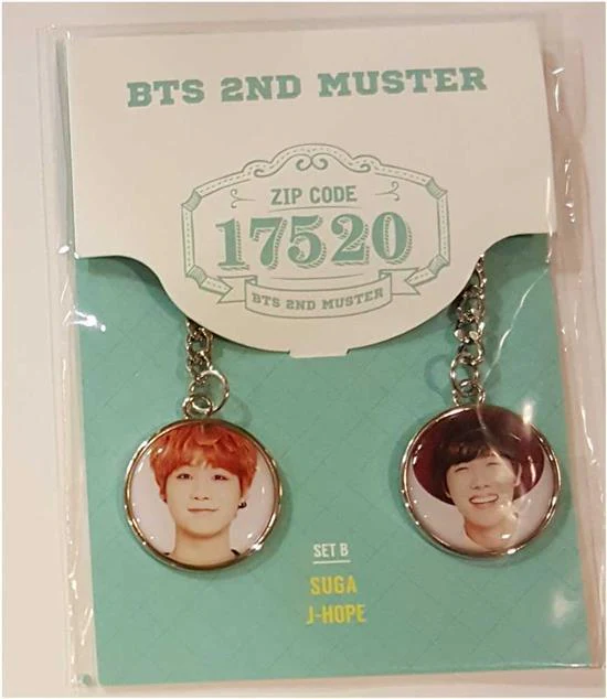 방탄소년단 | BTS [ 2ND MUSTER : ZIP CODE 17520 ] SUGA+J-HOPE KEYRING