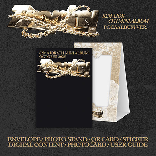 82MAJOR  4TH MINI ALBUM [ Trophy ] POCAALBUM VER.