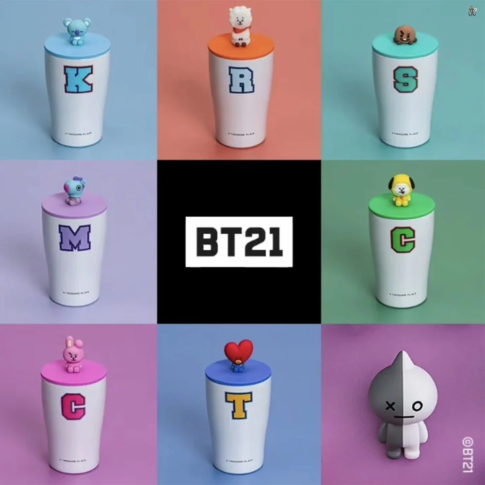 BT21 FIGURE STAINLESS CUP