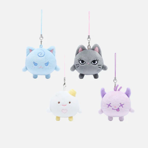 AESPA 2ND CONCERT OFFICIAL MD [ SYNK : PARALLEL LINE ] FANLIGHT DOLL KEY RING