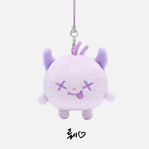 AESPA 2ND CONCERT OFFICIAL MD [ SYNK : PARALLEL LINE ] FANLIGHT DOLL KEY RING - Image 5
