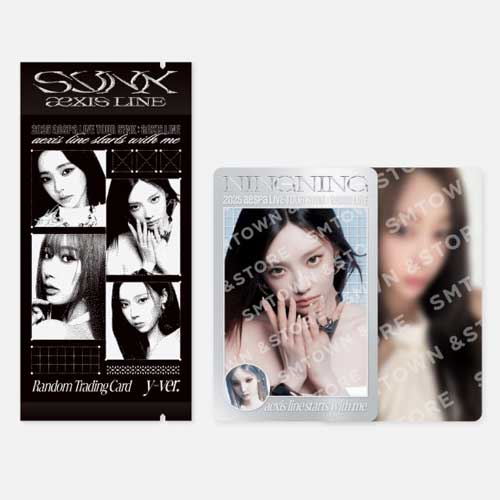 aespa LIVE TOUR [ SYNK: aeXIS LINE ] MD_ RANDOM TRADING CARD SET - Image 2