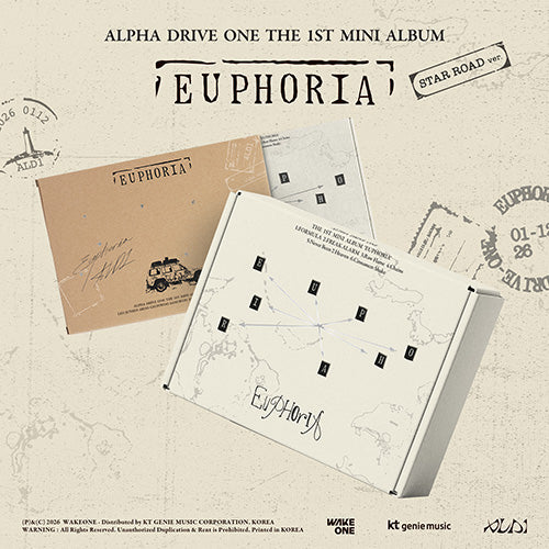 ALPHA DRIVE ONE THE 1ST MINI ALBUM [ EUPHORIA ] STAR ROAD VER.