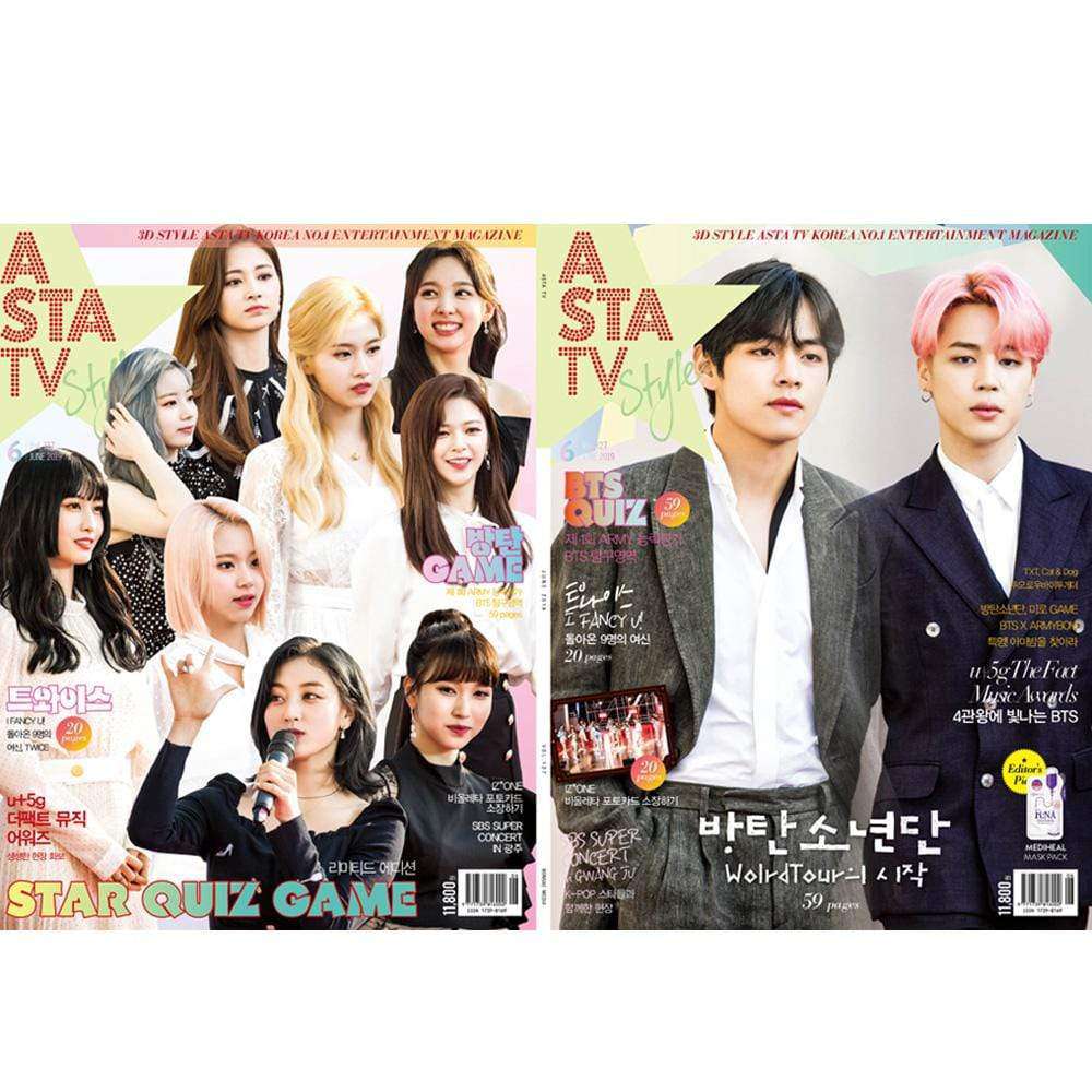 아스타 TV+STYLE | ASTA TV+ STYLE 2019-6 [ BTS / TWICE ]