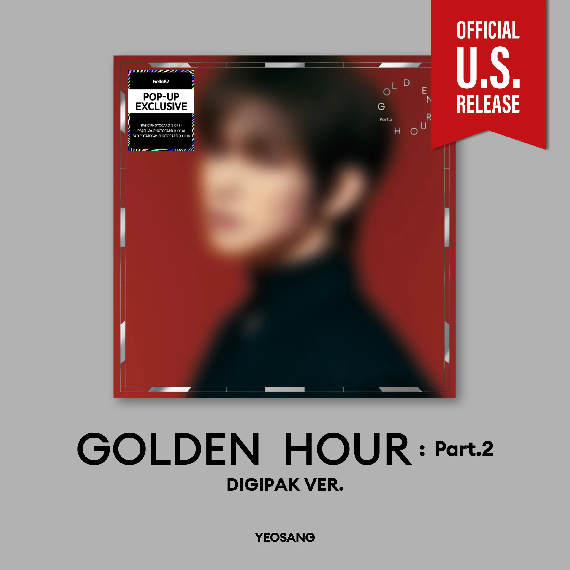 ATEEZ 11TH MINI ALBUM  [ GOLDEN HOUR : PART.2 ] DIGIPACK VER.+US POB (POP-UP Exclusive VER. from hello82) [US RELEASE] - Image 5