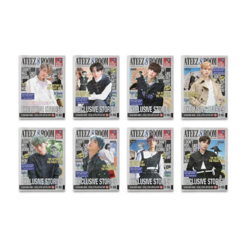 ATEEZ POP-UP `8ROOM' OFFICIAL MERCH [ 7-YEAR CELEBRATION NEWSLETTER ]