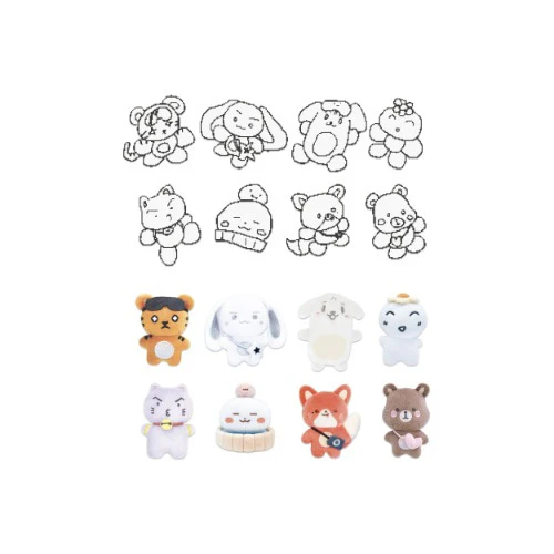 ATEEZ POP-UP `8ROOM' OFFICIAL MERCH [  IRON-ON CUSTOM STICKER (S-CHARACTER) ]