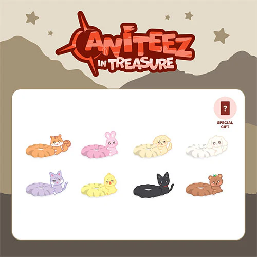 ATEEZ X ANITEEZ [ LIGHT STICK STRAP+MATCHING POB ] ANITEEZ IN TREASURE