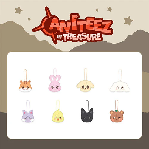 ATEEZ X ANITEEZ [ PLUSH NAME TAG ] ANITEEZ IN TREASURE