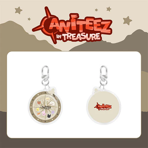 ATEEZ X ANITEEZ [ SHAKER KEYRING ] ANITEEZ IN TREASURE