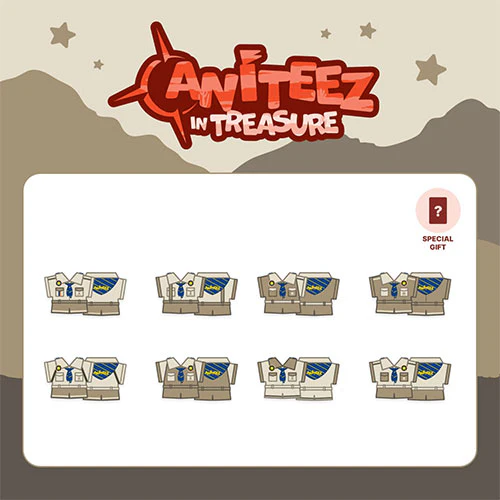 ATEEZ X ANITEEZ [ SCOUTING UNIFORM OUTFIT +MATCHING POB] ANITEEZ IN TREASURE